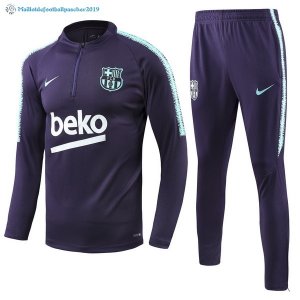 Survetement Barcelona 2018 2019 Bleu Purpura