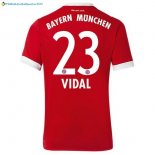 Maillot Bayern Munich Domicile Vidal 2017 2018