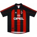 Maillot AC Milan Domicile Retro 2000 2002 Rouge