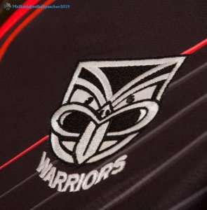 Maillot Rugby Warriors 2017 2018 Noir