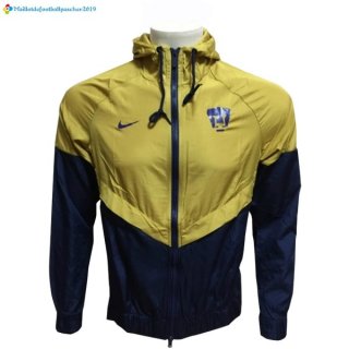 Coupe Vent UNAM Pumas 2017 2018 Jaune Bleu