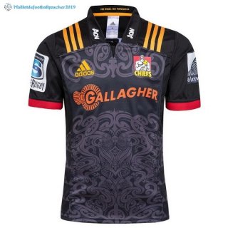 Maillot Rugby Chiefs Domicile 2018 Noir Maillot Rugby Chiefs Domicile 2018 Noir
