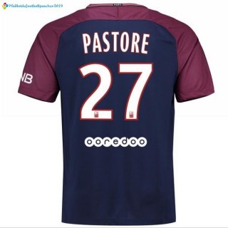 Maillot Paris Saint Germain Domicile Pastore 2017 2018