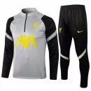 Survetement Liverpool 2021 2022 Gris Noir Jaune