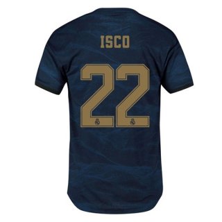 Maillot Real Madrid NO.22 Isco Exterieur 2019 2020 Bleu