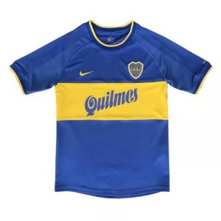 Maillot Boca Juniors Domicile Retro 2000 Bleu