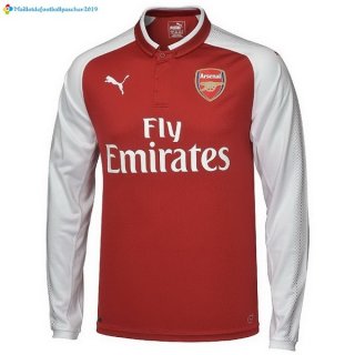 Maillot Arsenal Domicile ML 2017 2018 Maillot Arsenal Domicile ML 2017 2018