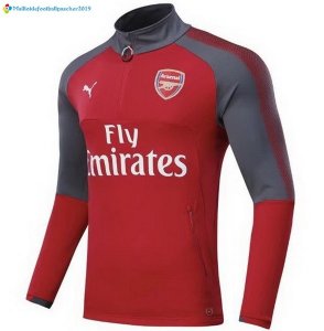 Survetement Arsenal 2017 2018 Rouge Marine Gris