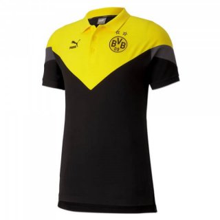 Polo Borussia Dortmund 2019 2020 Jaune Noir Polo Borussia Dortmund 2019 2020 Jaune Noir