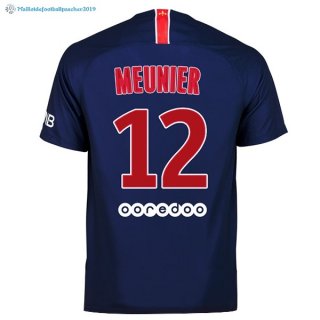 Maillot Paris Saint Germain Domicile Meunier 2018 2019 Bleu