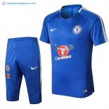 Entrainement Chelsea Conjunto Completo 2017 2018 Bleu