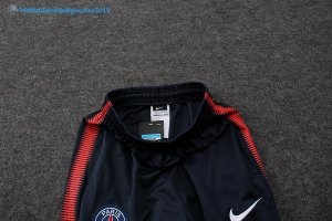 Survetement Paris Saint Germain 2017 2018 Bleu Marine Rouge