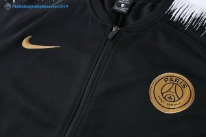 Survetement Paris Saint Germain 2018 2019 Noir Blanc