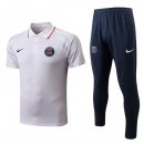 Polo PSG Ensemble Complet 2022 2023 Blanc