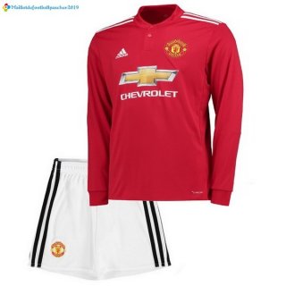 Maillot Manchester United Domicile ML Enfant 2017 2018