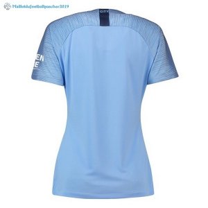 Maillot Manchester City Domicile Femme 2018 2019 Bleu