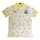 Polo Borussia Dortmund 2020 2021 Jaune Blanc