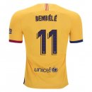 Maillot Barcelona NO.11 O.Dembele Exterieur 2019 2020 Jaune