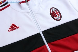 Survetement Milan 2017 2018 Blanc Noir
