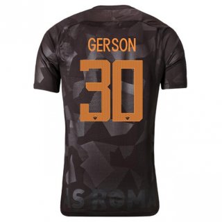 Maillot AS Roma Domicile Gerson 2017 2018 Maillot AS Roma Domicile Gerson 2017 2018