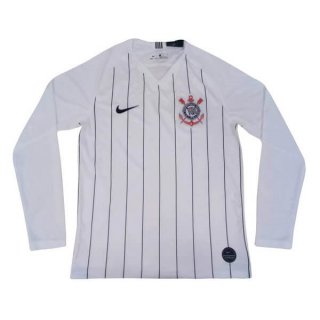 Maillot Corinthians Paulista Domicile ML 2019 2020 Blanc Maillot Corinthians Paulista Domicile ML 2019 2020 Blanc