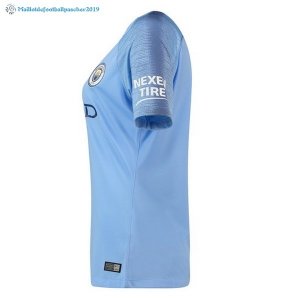 Maillot Manchester City Domicile Femme 2018 2019 Bleu