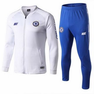 Survetement Chelsea 2019 2020 Blanc Bleu