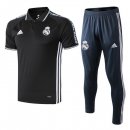 Polo Ensemble Complet Real Madrid 2019 2020 Noir