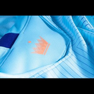 Thailande Maillot Pays-Bas Exterieur 2018 Bleu