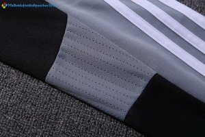 Survetement Manchester United 2017 2018 Gris Clair Noir