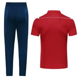 Polo Ensemble Complet Arsenal 2019 2020 Rouge