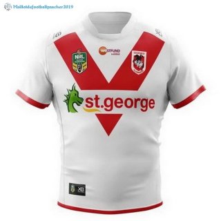 Maillot Rugby St.George Illawarra Dragons Domicile 2018 Blanc