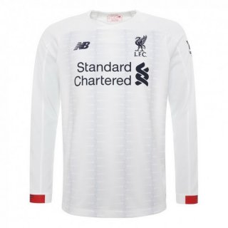 Maillot Liverpool Exterieur ML 2019 2020 Blanc Maillot Liverpool Exterieur ML 2019 2020 Blanc