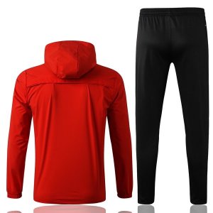 Coupe Vent Ensemble Complet Juventus 2019 2020 Rouge Noir