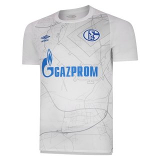 Thailande Maillot Schalke 04 Exterieur 2020 2021 Blanc