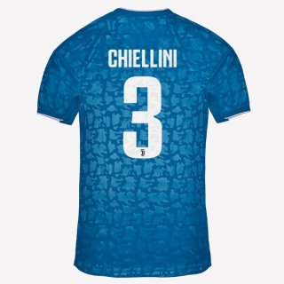 Maillot Juventus NO.3 Chiellini Third 2019 2020 Bleu