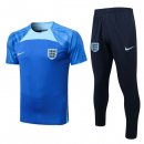 Maillot Angleterre Ensemble Complet 2022 2023 Bleu