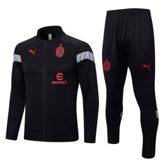 Survetement AC Milan 2022 2023 Noir Rouge