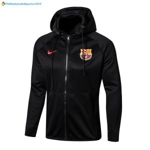 Sweat Shirt Capuche Barcelona 2017 2018 Noir