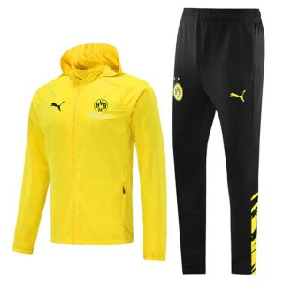 Coupe Vent Borussia Dortmund Ensemble Complet 2021 2022 Jaune Noir