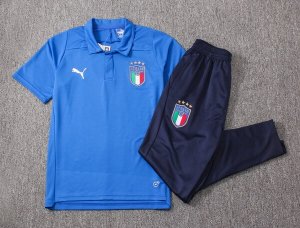 Polo Ensemble Complet Italie 2018 Bleu Clair