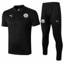 Polo Manchester City Ensemble Complet 2019 2020 Noir