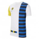 Entrainement Inter Milan 2021 2022 Blanc Bleu Jaune