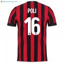 Maillot Milan Domicile Poli 2017 2018