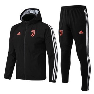 Coupe Vent Juventus Ensemble Complet 2019 2020 Noir Blanc