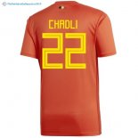 Maillot Belgica Domicile Chadli 2018 Rouge