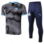 Entrainement Marseille Ensemble Complet 2018 2019 Gris Marine