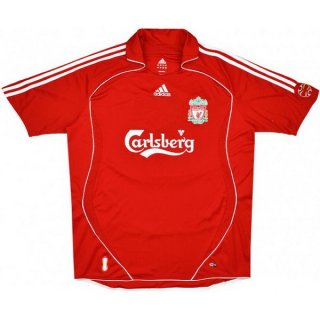 Maillot Liverpool Domicile Retro 2006 2007 Rouge Maillot Liverpool Domicile Retro 2006 2007 Rouge