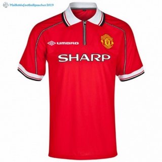 Maillot Manchester United Domicile Retro 1998 1999 Rouge Maillot Manchester United Domicile Retro 1998 1999 Rouge