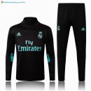 Survetement Real Madrid 2017 2018 Noir Vert Noir